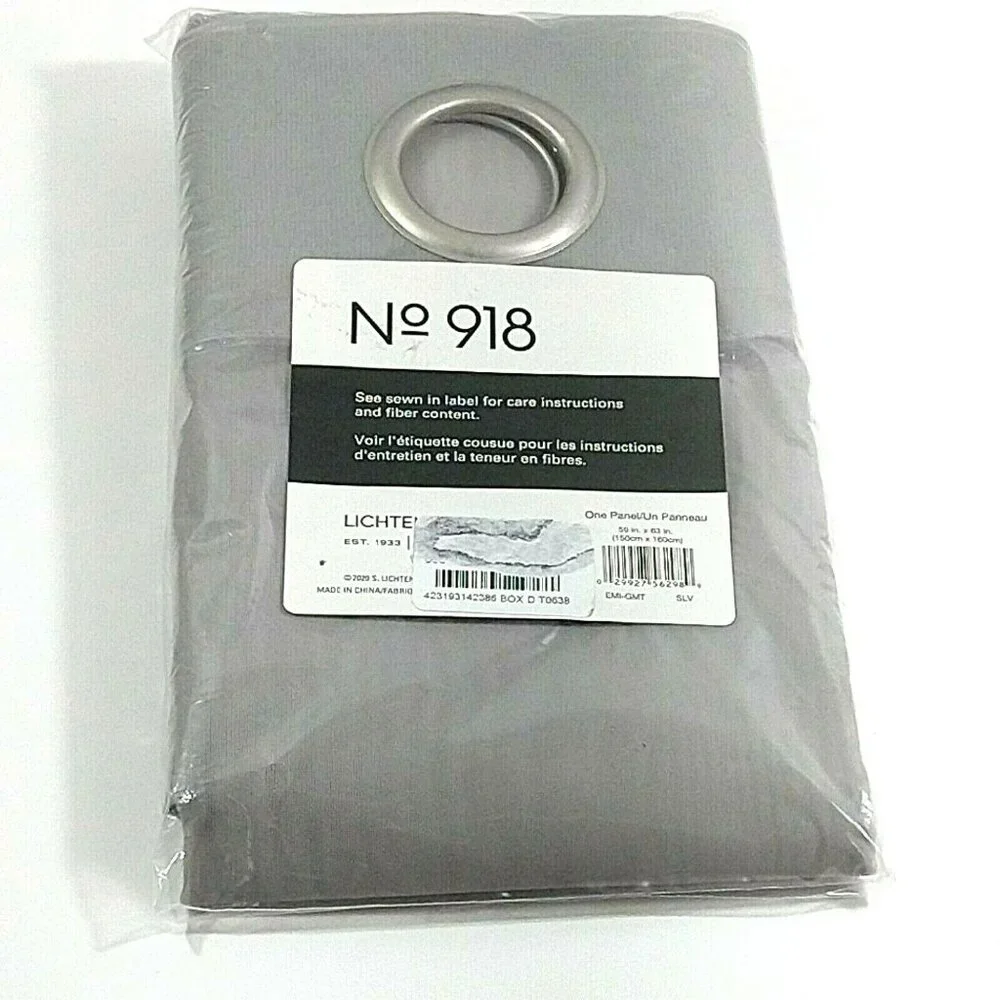 No 918 Lichtenberg Emily Sheer Voile Grommet Top Curtain Panel 59 x 63